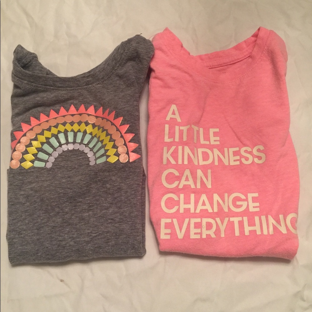 Cat & Jack T-shirts Lot Of 2 size 18M